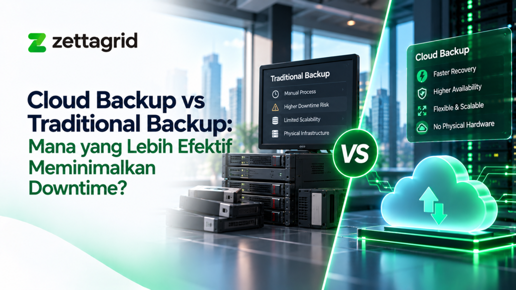 Cloud Backup vs Traditional Backup untuk perlindungan data perusahaan