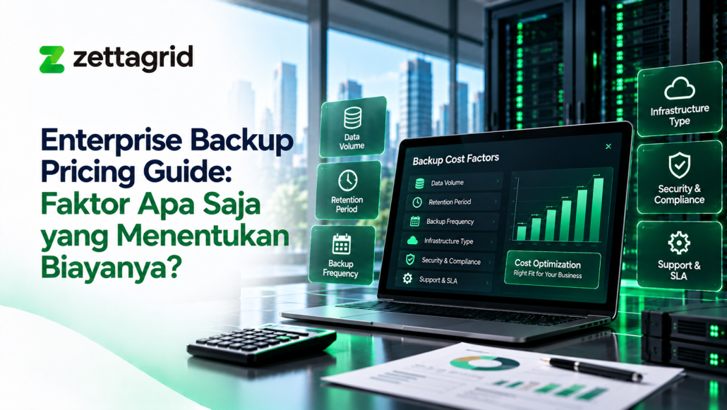 Ilustrasi Enterprise Backup Pricing dan faktor biaya backup perusahaan